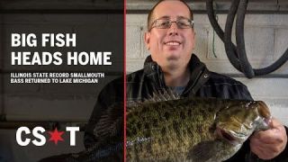 Illinois state record Smallmouth Bass released