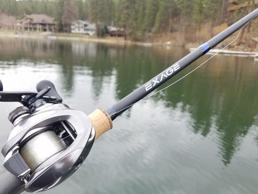 Shimano Exage Rods - $99.99
For under a hundred bucks, you can get a great rod from many different brands. But, the Shimano Exage is one of the best rods anywhere near that price point. They are lightweight, have great actions, and an outstanding value in this price range.
The Exage is available in plenty of different models of both baitcast and spinning rods, look great and are very sensitive. These rods are an excellent choice for both beginners and serious anglers.
These five picks for rods and reels are sure to satisfy any bass angler. They are all quality products that will help you put more fish in the boat.
