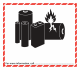 Mercury and lithium starting batteries