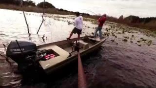 Flippin Sticks and Heavy Cover out of an Aluminum Jon Boat using the Power-Pole Micro Anchor