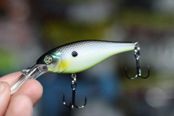 Bad Shad 5
The baby brother of the Bad Shad 7, this bait will get down to 6.5 feet. It has the same great, tight wobble as the bigger version and casts very well for such a small bait