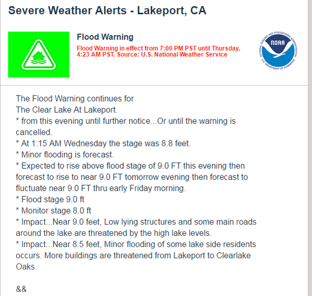 lakeport, ca clear lake flood warning.png