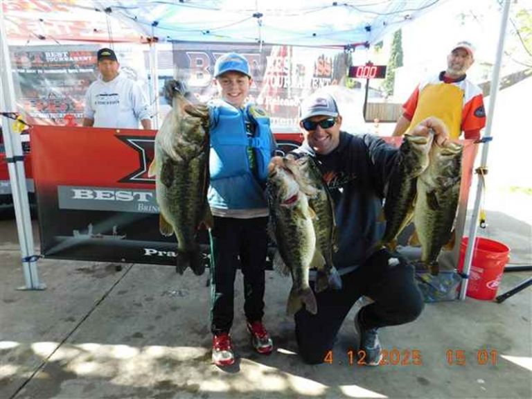 Winner's Fishing Report Delta Video April 12 - 9.23 Big Bass