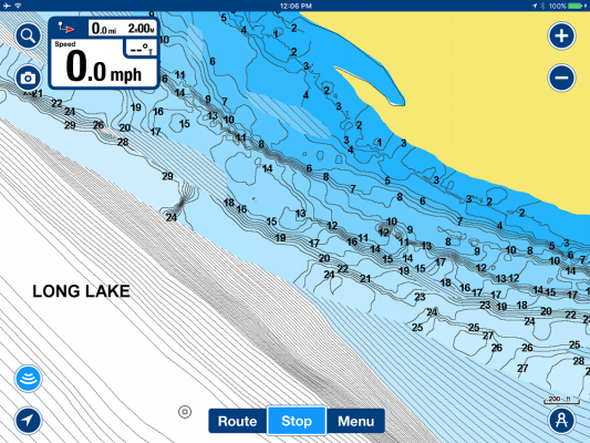 Step 6
Go fishing and record map data while you are fishing. Once you return home and your phone or tablet connects to your home WiFi your data will be sent to Navionics to process.
Within approximately one week the mapping data will be integrated into what Navionics already has and the map will be completed for your mobile app and Navionics card once you update them.
