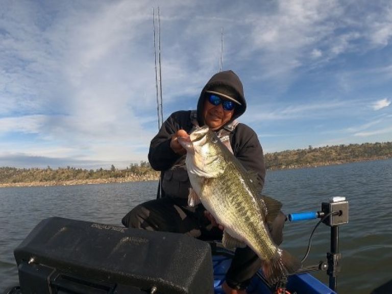 Max Lee is victorous at Eastman - Most of his fish came on a minnow and a Neko rig around 15-feeet deep over the top of 30-feet.