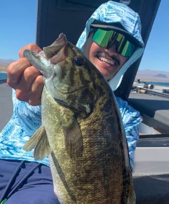 &nbsp;
The Deep Bite
Zaldain believes that fall is when bass are in the extremes, either very shallow or really deep. This is how he approaches fishing as summer turns to fall.
"Mohave was a good example because it was still scorching and the fish weren't quite in the fall mode," he said. "You could catch fish shallow in the grass, but most of those bass were smaller. The biggest smallmouth were still in 25-, 30-, 35-feet and even deeper water."
Zaldain leaned heavily on his Humminbird MEGA Live forward-facing sonar to target the fish and went with a drop-shot and a Ned Rig.
"When it was calm, the Ned Rig with a 3/8-ounce jighead and Googan Baits Rattlin' NED Stick Bait, you were much better off fishing it in those conditions," he said. "Other times, it was a drop-shot with a finesse worm and a &frac12;-ounce drop-shot weight; the weight size was key. I like the heavier weight to get it right down to what I see on my screen, I caught fish as deep as 47 feet down and the bigger weight is critical in those depths and makes you much more efficient."
For both rigs, he fished a 6-foot, 10-inch medium-light 13 Fishing Envy Black spinning rod, a 2500-size spinning reel and 10-pound Seaguar Smackdown Flash Green Braid with a leader of 8-pound Seaguar Gold Label fluorocarbon leader.
"The braid to fluorocarbon is crucial for deep fishing with finesse to detect those light' pressure bites' because they weren't hitting the bait hard at Mohave; it would just feel heavy," he said. "The other key was a crisp rod and that Envy Black is very sensitive. It's what I used at Mohave and the same rod I used to catch 27-pounds of St. Lawrence River smallmouth in the Elite Series event."
Landing big smallmouth requires a complete system, according to Zaldain. The little things in his gear allow him to land more of what bites. During the U.S. Open, he had an excellent finish but wasn't getting many bites. In fact, he only had four keepers on the first day and culled just a handful of times on the last two days of the event.
"The whole setup is important because you want to land more fish in a tournament or even if you are out fun fishing, nobody likes to lose fish when you aren't getting a lot of bites in a day," he shared. "The line is critical and the medium-light action of that rod also has more give, which is important when you have a big smallmouth at the side of the boat with a small hook. Another great thing about that rod is the full cork foregrip, which gives you a more balanced grip for fishing all day. You don't see that in many of today's rods, but it gives you more sensitivity and helps with landing fish."
&nbsp;