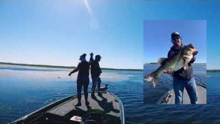 12LB BASS BOAT FLIPPED!!