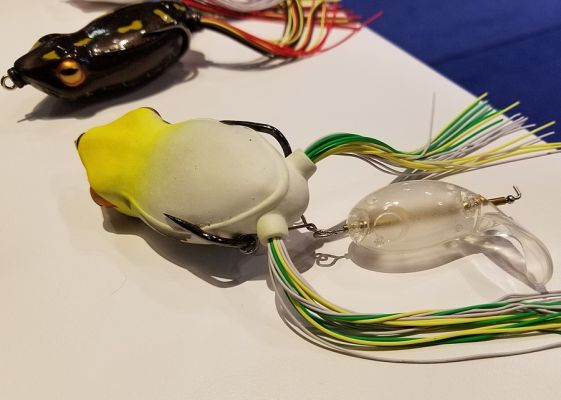 Phat Matt Daddy Frog&nbsp;(shown with the Whopper Plopper tail kit)
This frog designed by&nbsp;Ish Monroe has been out since last year, but they have revamped it slightly to make it more waterproof. They have also added living rubber skirts for the eight colors they have available.
Tungsten Trash Bomb Weight
These tungsten weights have also been around for some time, but they have changed them slightly to make them easier to identify which weight size you have in your hands. The weight size is stamped onto the weight and makes it much easier to tell the difference between sizes. They are available in 1, 1 &frac14;, 1 &frac12; and 1 &frac34; oz. size in matte black color.
READ RELATED: 4 Baits Ish Monroe Plans to use to Win the Classic
