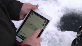 Winter Ice Fishing with Navionics