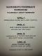 Thursday Night Seminar Schedule for April
