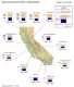 Snap shot of California reservoir water supplies