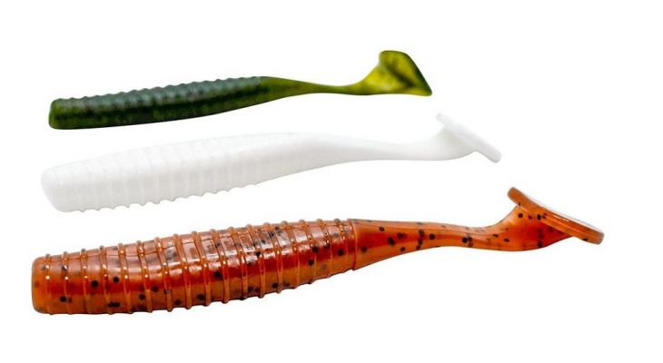 Soft-Plastics and Hard Baits
A new addition to Trapper Tackle&rsquo;s lineup is a selection of some of the most popular styles of soft plastics on the market. Soft stick baits, finesse works, small swimbaits, and craw imitators are proven styles of baits and Trapper now makes them all.
Their soft stickbaits are biodegradable and full of salt and garlic scent. The rest of the lineup also features the same environmentally friendly plastic and comes in different scents to match the color and bait style they imitate. For example, the Trapper Tackle Swim Bait is fish scented, and the Green Pumpkin Big Daddy Craw features a crawfish scent.
For hard baits, Trapper has their lineup that includes the Schooling Square Bill and Schooling Jerkbait that, of course, feature the sharp Trapper Treble Hooks.
READ RELATED: Baits and Mods to Fish Shasta with Greg Gutierrez