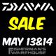 Daiwa sale at Fisherman's Warehouse is Coming