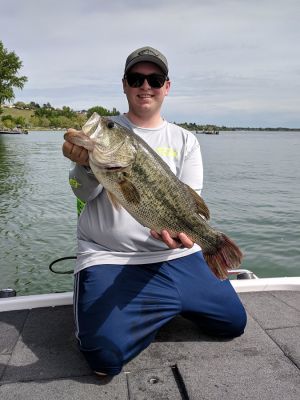 Big Bass of the&nbsp;Nixon's $10K Invitational
In this big money event, the big bass award also comes a giant payday. This year, Spokane&rsquo;s Joe Choiniere was the angler who took home the plaque and more importantly, the $4,050 prize.
Fishing with Dan Rice,&nbsp;Choiniere landed a 7.14 largemouth that took top honors.
&ldquo;I was flipping a big mop jig with a Reaction Innovations Double Wide Beaver trailer to docks and halfway back from a smaller dock she ate it,&rdquo; he said and added that there were no visible beds nearby.
The Moses Lake Invitational regularly attracts the best teams in the state and this year was no different. Eighty-eight teams were all vying for the $10,000 first prize and bragging rights until next year&rsquo;s event.