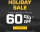 60% off Holiday Sale