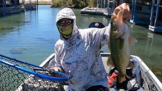 California Delta Bass Fishing Summer 2022 Scum Frog Launch Frog