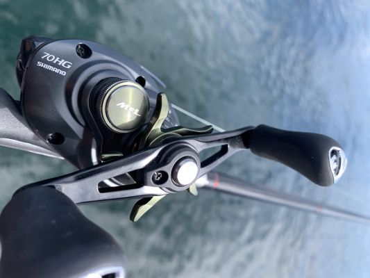 Curado MGL 70 K Overview
The Curado name is a long-standing reel model with Shimano and has been a favorite among bass anglers since it was first introduced. The latest version is the K, and it has been well received among Shimano users. New for this year is a downsized version, the&nbsp;Curado MGL 70 K,&nbsp;that includes many features from Shimano&rsquo;s high-end products in a downsized package.
It includes the MGL II spool that is said to have better casting distance, especially with lighter lures. Also built into this reel is a Cross Carbon Drag, Hagane Body (higher rigidity and less flex), MicroModule Gears (smaller gear teeth), and SVS Infinity brakes for more consistent control, and more.
Shimano Intenza Rod Overview
This value-priced line of rods debuted at ICAST 2019 and includes 11 casting models and four spinning rods. They retail for $129.99 and have aluminum oxide guides, a 30-Ton graphite blank, and unique grips they call the G-Alpha Grips.
