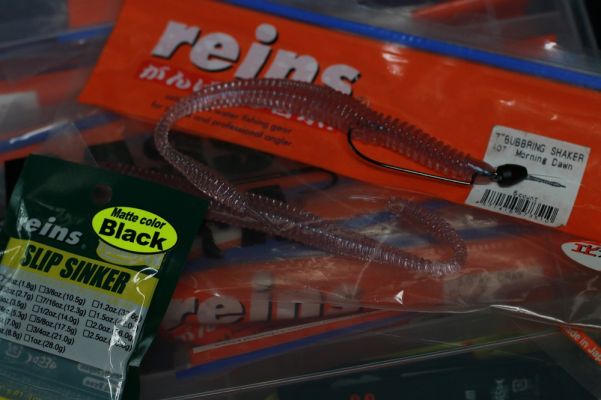 Texas-Rig
The tried and true Texas-rig may have slightly fallen out of favor with so many bass anglers rigging plastics other ways, but it still works. The Bubbling Shaker has a great action behind a tungsten weight and performs very well.