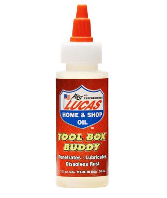 Fred's Buddy
Another must-have product for Roumbanis lately has been the&nbsp;Lucas Oil Tool Box Buddy, specifically the small two-ounce bottle that he says he always takes with him in the boat.
"That's probably my favorite of all of the Lucas products because of everything that it can do. I keep it in my boat to fix those rusty pliers and scissors," he said. "I have brought scissors completely back to life after being rusted shut."
Besides just tools, he says it also does an excellent job for rusty hooks and lures. "If you spray them before it helps prevent rust, but even if they get rusty, you can spray them down really good and then let it sit and it will be good as new," added the Major League Fishing pro.
READ RELATED: Lucas for #SaltLife
&nbsp;