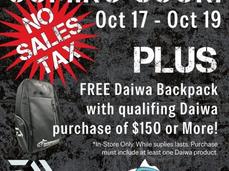 NO SALES TAX is coming October 17-October 19 - Mark the calendars—