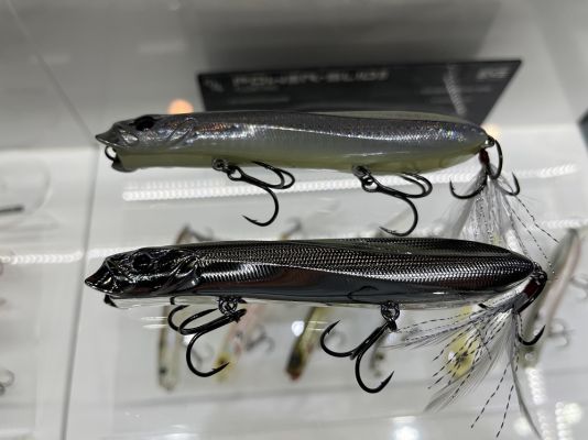 Power-Slide Topwater and The Trout Swimbait
On the lure side, 13 Fishing added a new topwater bait and trout-imitating swimbait. The Power-Slide looks like every other pencil popper at first glance, but it has a unique shape that allows it to dart and slide more than similar baits. It has a sculpted gill plate, cupped face, and lines that will enable it to move better than any other pencil popper.
Their swimbait is simply called The Trout and it&rsquo;s a 9-inch, 5.5-ounce bait that looks just like the real thing. It has 3D fins, superb finishes and a wedge tail design that kicks like a live trout.
&nbsp;