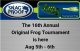 Save the Date | 2017 Snag Proof Frog Tournament