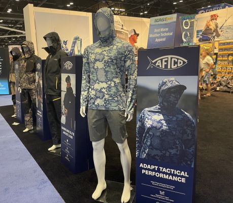 Adapt Tactical Phase Change Hooded Shirt
This new shirt impressed buyers and media members enough to win the award at the annual ICAST show for warm weather technical apparel. The material used is a bio-based design that reacts to body temperature and can warm and cool you. This new "Phase Change" technology is unique and will be a hit for bass anglers who experience various air temperatures on a given day.
The hooded shirt includes UPF 50 sun protection, a SpeedVent hook with facemask with mesh ventilation. The vent allows you to run down the lake without worries about your hood coming down and causing you problems as you drive. The new shirt includes a unique digital camo print, both light gray and teal.
It will be available in the spring of 2022 and will be available in sizes ranging from S-3X. The retail cost is $85.
&nbsp;
&nbsp;