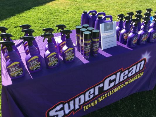 SUPER CLEAN SUPER BUCKS






Spend $25 and be entered in a drawing for a chance to win (1) of (3) $250 checks.
Randomly drawn from those who purchased product.
Product can be purchased on-site at Pro/Am events.





