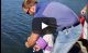 Little Girl Reels in Monster Fish with Disney pole VIDEO