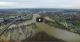 Officials Survey River Systems & Flooded Areas | Aerial Vid