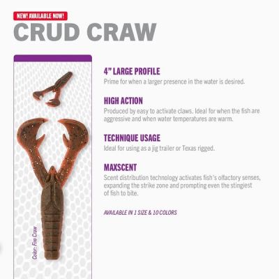 The gangs all here Check out the New MaxScent Stank Bug &amp; Crud Craw with the rest of the MaxScent &lsquo;craw&rsquo; family Which one is your favorite?