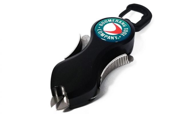 &nbsp;
Boomerang Tool &ldquo;The Snip&rdquo; Basic Line Cutter - $11.99-14.99
Cutting line is a common thing when you are on the water. Switching baits and retying frayed line are so frequent, and it always helps to have good cutters nearby. &ldquo;The Snip&rdquo; from Boomerang Tool can be snapped right to your belt loop with the included carabiner, so it is always handy.
One of the best things about these tools is how efficient they are. You can cut braided line with ease, and they are equally useful for monofilament and fluorocarbon lines.
&nbsp;
&nbsp;