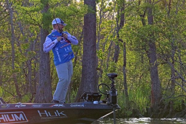 #3 Slowing Down
Another way Mosley plans to fish during the Classic if things slow down and he&rsquo;s struggling to get a bite is a different way to rig a&nbsp;Senko. He fishes a five-inch Senko on a swing head jig and fishes it just like he does a shaky head.
&ldquo;That&rsquo;s one thing that always seems to work for me in Texas,&rdquo; he added. &ldquo;It&rsquo;s not real fancy, but I have a lot of confidence in it.&rdquo;
When the Bassmaster Classic gets underway, Brock Mosley will approach it like he does all tournaments. He likes to keep things simple, fish what he has confidence in, and stick to his fishing style.