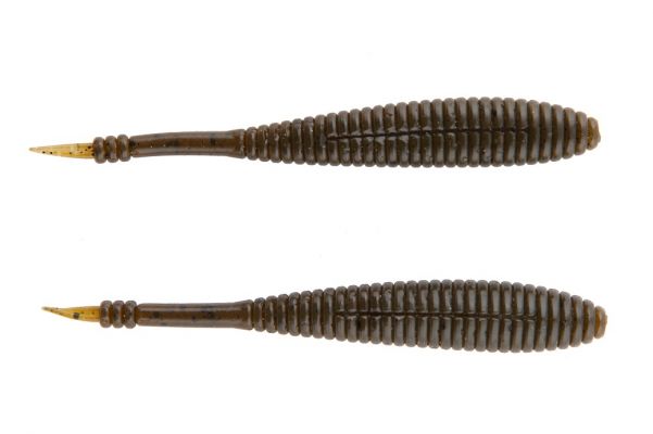 Jackall iSHAD
The&nbsp;iSHAD&nbsp;is a unique soft-plastic that was released several years ago and is seen by many as the &ldquo;original spybait&rdquo; as this soft bait is designed to be fished and swam through the water with minimal action from the lure. With the popularity of the spybait technique, it is back in the spotlight after being requested by many anglers.
The bait has a bottom section that is heavier salted while the top has less salt. This gives it a stable swimming action. It can also be fished on a drop-shot and comes in both a 2.8 and 3.8-inch size.
&nbsp;