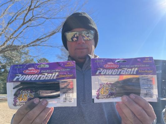 Soft Plastics
Looking back at his tournament in the spring of 2020 on nearby Lake Fork, Lane thinks a soft-plastic stickbait will be a big part of his arsenal when REDCREST comes around.
&ldquo;I&rsquo;ll be fishing the five and six-inch&nbsp;Berkley PowerBait MaxScent The General on a wacky-rig,&rdquo; Lane says. &ldquo;That is a great way to catch those lethargic fish that are getting ready to spawn. Last year on Fork, I was catching spawning bass and they really liked the black blue fleck color but it could be something different on Palestine. I&rsquo;ll have one rigged up weightless on a Texas-Rig and will also have a wacky-rig ready to go as well.&rdquo;
&nbsp;
&nbsp;
&nbsp;