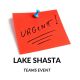 URGENT MESSAGE for WWBT 2021 Shasta