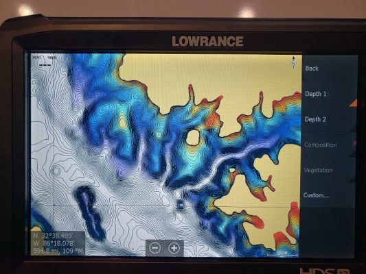 Lowrance is undoubtedly one of the leaders when it comes to marine electronics. While they didn&rsquo;t release a new unit at this year&rsquo;s ICAST, they did show off some great new software updates, a fresh new color-shading feature, and they also announced a new merger.
C-MAP Merger
Navico, the parent company of Lowrance, Simrad, and B&amp;G, has now added C-MAP which is one of the leaders in marine mapping. The two companies have worked closely together, and the new announcement makes them part of the family. Look for more integration between the two in the near future.
READ RELATED: Lowrance Screenshot Interpretation | Reading Lines | Baitfish Vs. Smallies | Old Trees