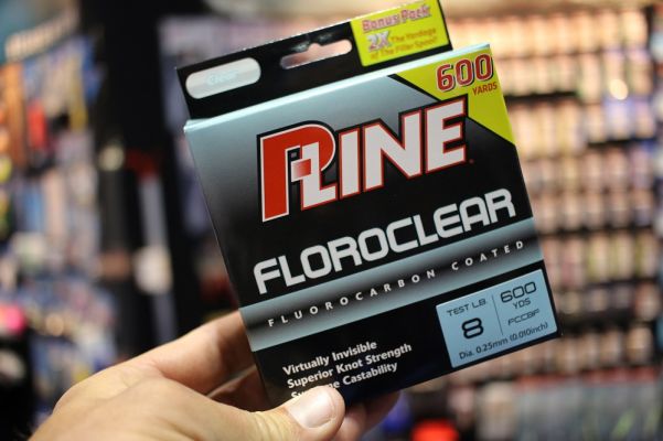 P-Line Floroclear Fluorocarbon Coated Fishing Line (12 Lb./ 600 Yds.)  (Clear)