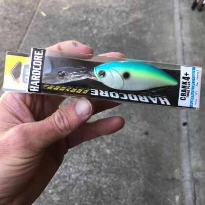 3+, 4+, and Beyond
One of his favorite ways to catch bass in the warmer months is with a crankbait and he feels that he has one for every situation.
He's excited that he has weapons for any depth the bass may be in.
"The Duel Hardcore 3+ will get down to that ten to 12-foot range and the 4+ hits the 12 to 15-foot zone," he said. "They have the crankbaits you need to hit all of the deeper zones. I like how the baits have a tight wobble and cast so well because of the weight transfer system."
For deeper water, he mentioned a new Hardcore crankbait that will reach depths much deeper.
"The new 7+ is pretty sweet," he said. "It is a big crankbait that casts well, but it also doesn't wear you out like some big crankbaits. It gets down deep but has a tighter wobble than most crankbaits that are that big."
On Ray Roberts, he should find plenty of suitable areas for throwing these deep crankbaits as there is plenty of cover and the bulk of the fish should be out on these summer haunts.
"I'll be looking for big schools on rock piles, creek channels, and right in the middle of big timber flats," said Card. "I will look closely for places where the deeper water meets those flats."
&nbsp;