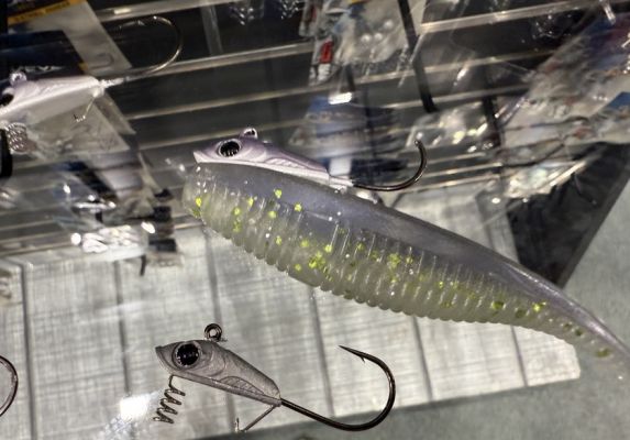 Buckeye Lures Piggyback Jighead
The minnows and jigheads were everywhere you looked this year at ICAST, but the Buckeye Lures Piggyback head stood out. It looks like a standard jighead, but it has a screw on the bottom of it for rigging your minnow or swimbait in an entirely new way. This gives the bait a different look; you can lift and drop it to provide a unique action, and the design will make any bait roll more.
&nbsp;
&nbsp;
&nbsp;
&nbsp;
&nbsp;