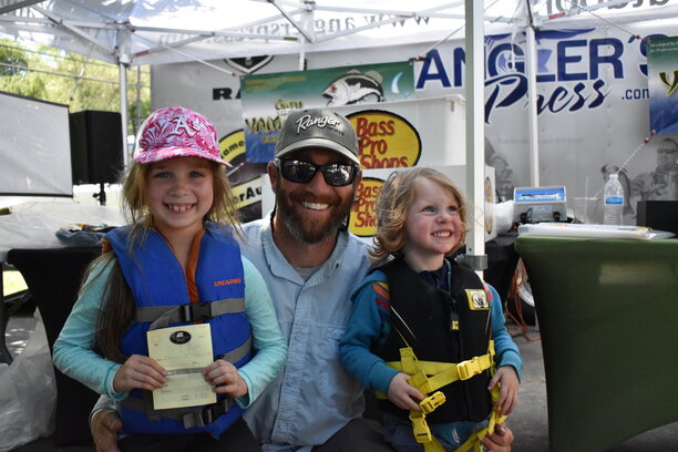 Pro angler Zack Thompson and his kids participate EVERY YEAR in the events exclusive kids division