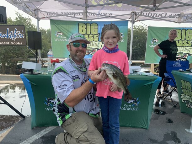 Rylee Hawkins leads the event's youth division with this 2.34 pounder