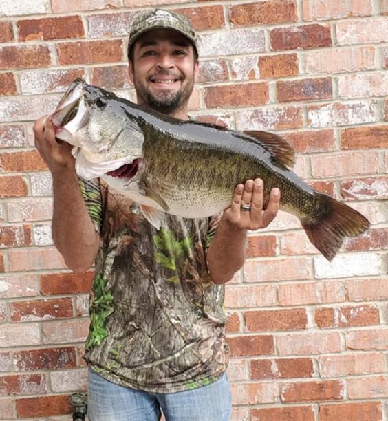 Nathaniel Street with his 13-pound Vernon Lake whopper caught Oct. 14, 2021..jpg