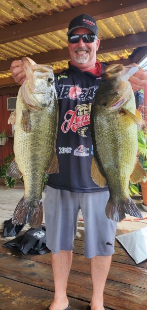 It took TWO HANDS for Greg Bunting to handle these whoppers!