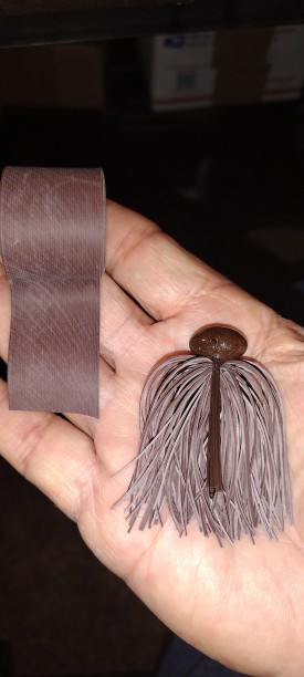 Brown flat rubber