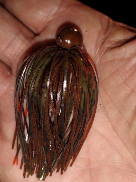 1/8oz.  Green craw