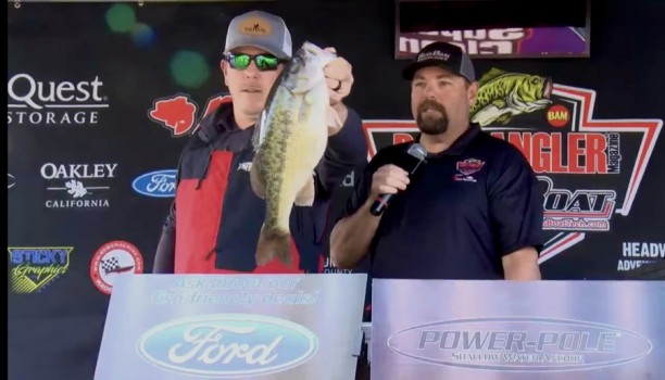 BAM Pro Am Bass Fishing Tournament Shasta Day 1 Leader.jpg