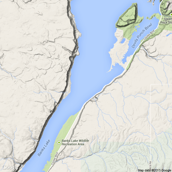 Banks Lake Depth Chart