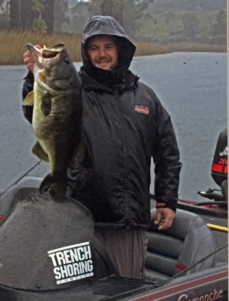 14 lb largemouth bass