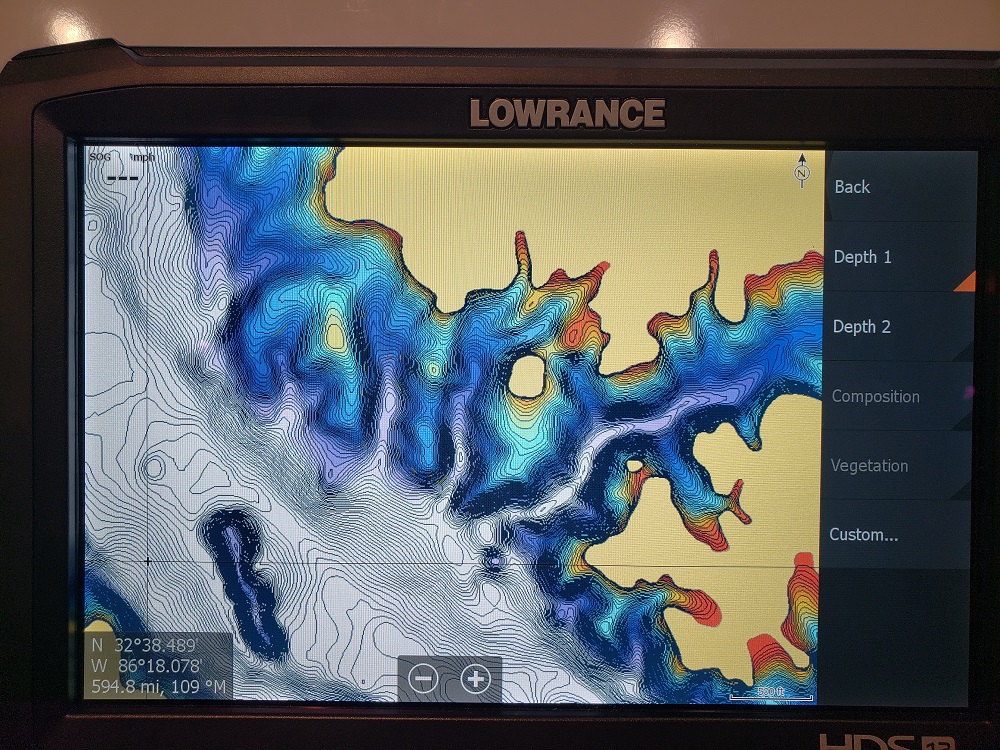 lowrance maps software